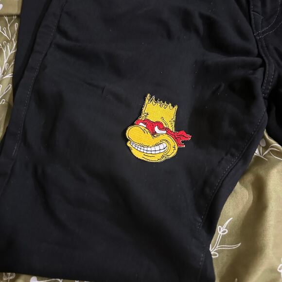 True Religion Custom Embroidered Black Slim Jeans Size 30 - Picture 2 of 7